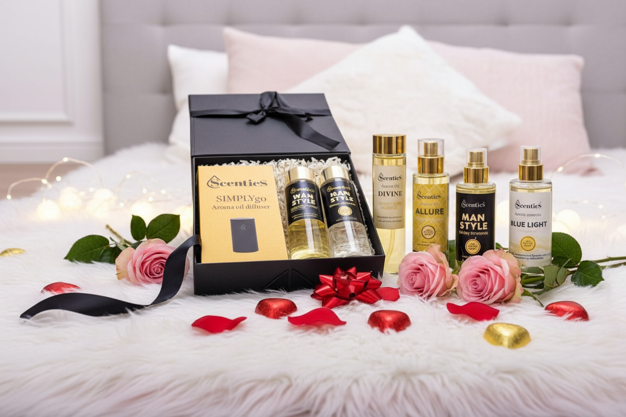 Valentýnské vůně Scenites – elegantní balení